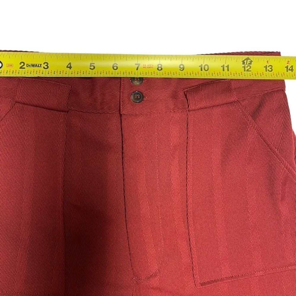 Free People Herringbone Flare Leg Pants Size 4 - Picture 6 of 11